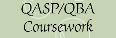 QASP/QBA Coursework